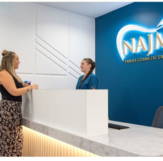 Front desk at Fairfield Dental Studio